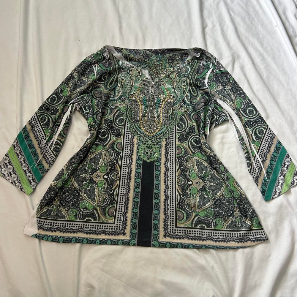 Fairy core Long Sleeve Button-Up Top